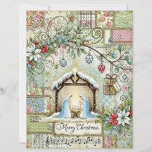 Papel de artesanato de Natal da Natividade