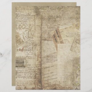 Papel de Artesanato em Papel Escrapbook Vintage pa