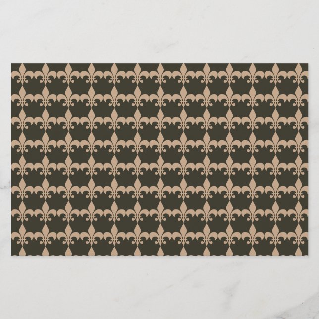 Papel de Artesanato Fleur de Lis (Frente)