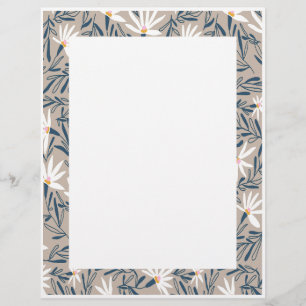 Papel de borda para os folhetos de Papel de carta