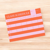 Papel de Carta Acadêmico do Planejador de Classe