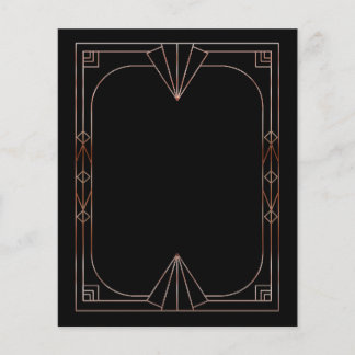 Papel de carta Art Deco