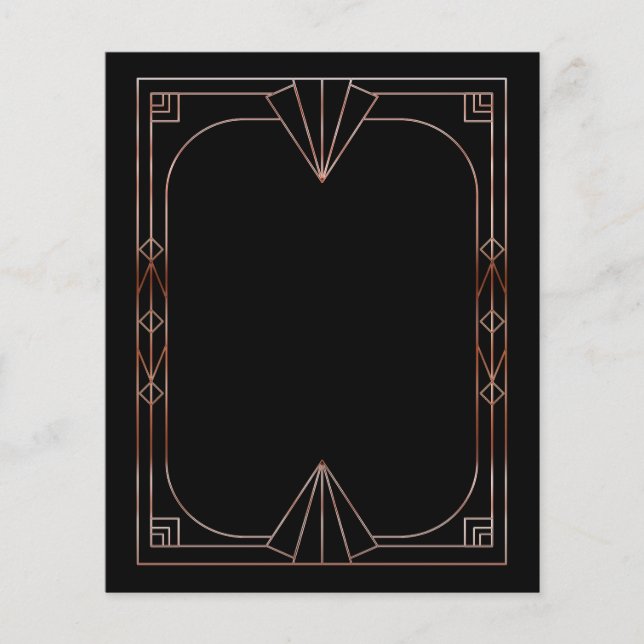 Papel de carta Art Deco (Frente)