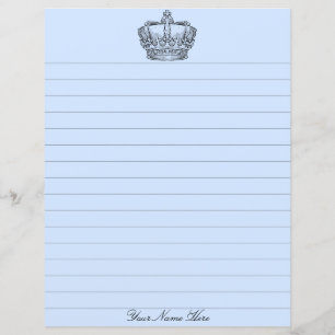 Papel de Carta Azul
