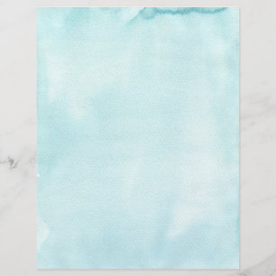 Papel de Carta Azul Aqua Claro