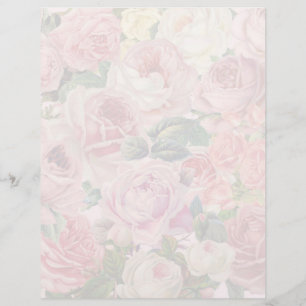 Papel de carta de Artesanato de Rosas de jardim co