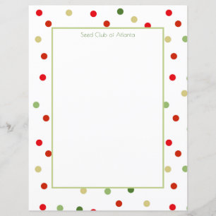 Papel de Carta de bolinhas