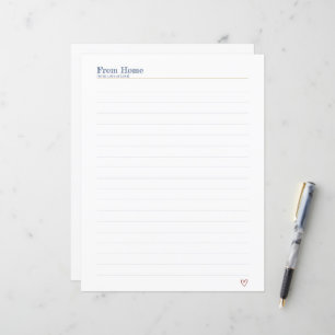 Papel de Carta de Bootcamp Cartas de Casa para Esc