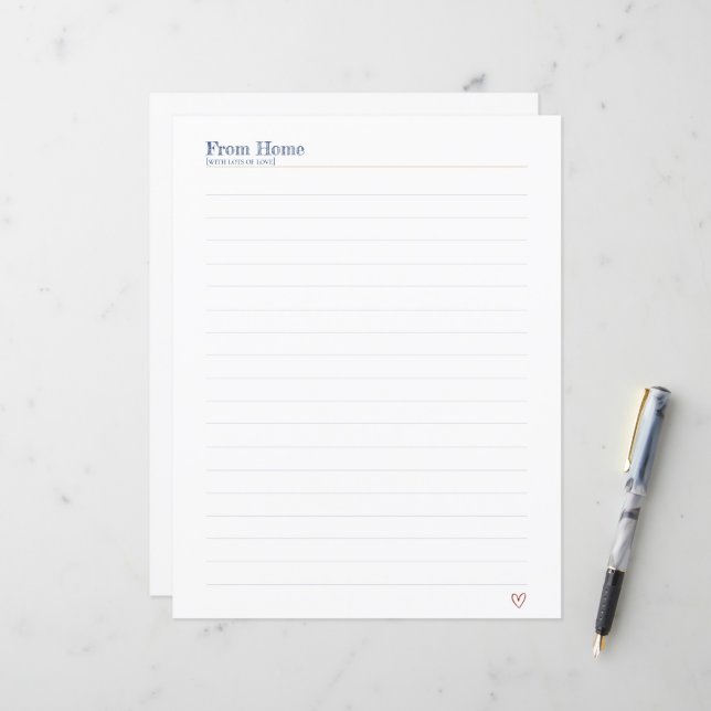 Papel de Carta de Bootcamp Cartas de Casa para Esc (Frente/Verso In Situ)