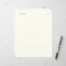 Papel de Carta de Bootcamp Cartas de Casa para Esc