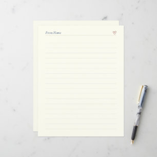Papel de Carta de Bootcamp Cartas de Casa para Esc