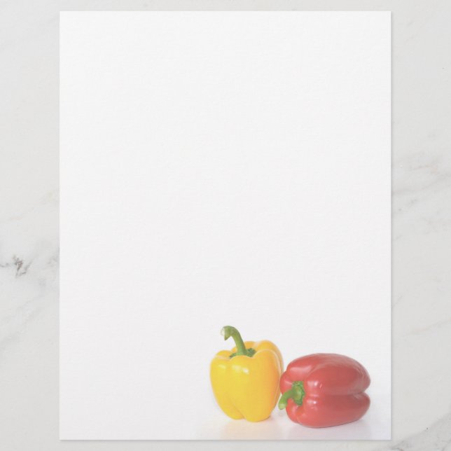 Papel de carta de cabeça-chata nutricionista (Frente)