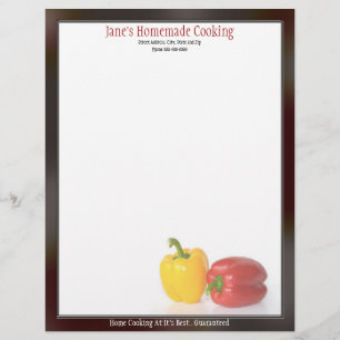 Papel de carta de Cabeça de Letra Nutricionista