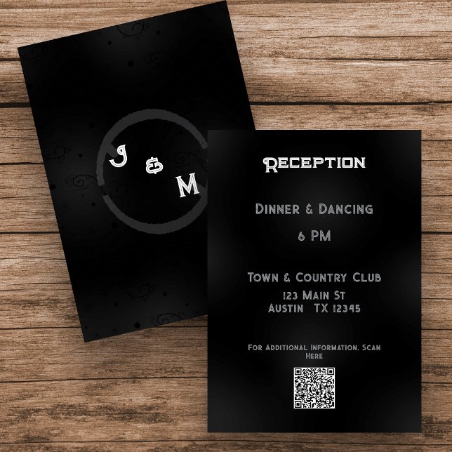 Papel de Carta de Envio de Convite de Casamento We (Two Sided Wedding Enclosure Card)