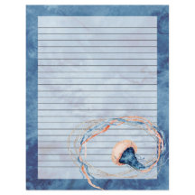 Papel de carta de Letra Aquarela de Água de Água d