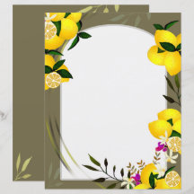 Papel de Carta de Limão