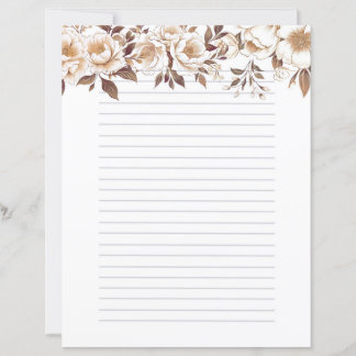 Papel de carta de Papel de Carta Vinculado aos Ros
