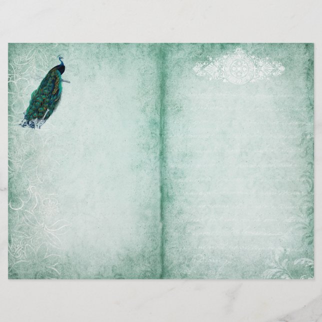 Papel de carta de Peacock (Frente)