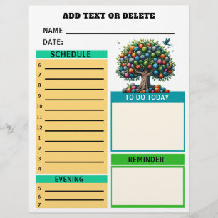 Papel de Carta de Planeamento