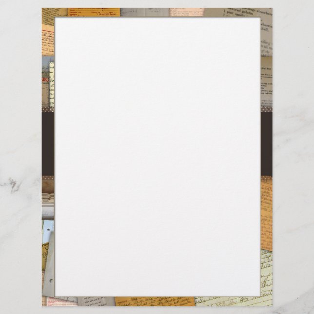 Papel de carta de recebimento (Frente)
