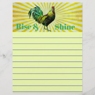 Papel de Carta de Rise e Brilho
