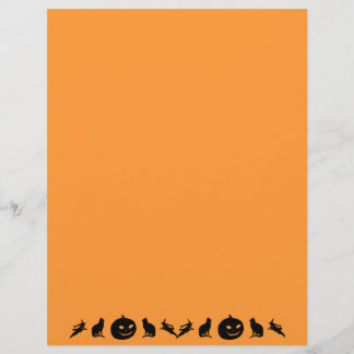 Papel de carta de Silhuette Vintage Halloween