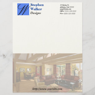 Papel de carta feito sob encomenda do design de