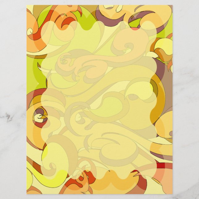 Papel de carta Groovy 70s (Frente)