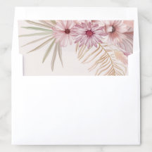 Papel de Carta para Envelope de Casamento Botânico