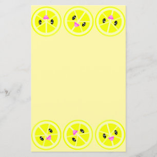 Papel de Carta para Limonada na Fronteira de Kawai