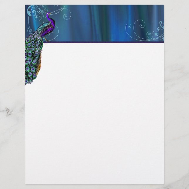 Papel de Carta Peacock Legista (Frente)