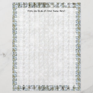 Papel de Carta Personalizada Letterhead Faux Bling