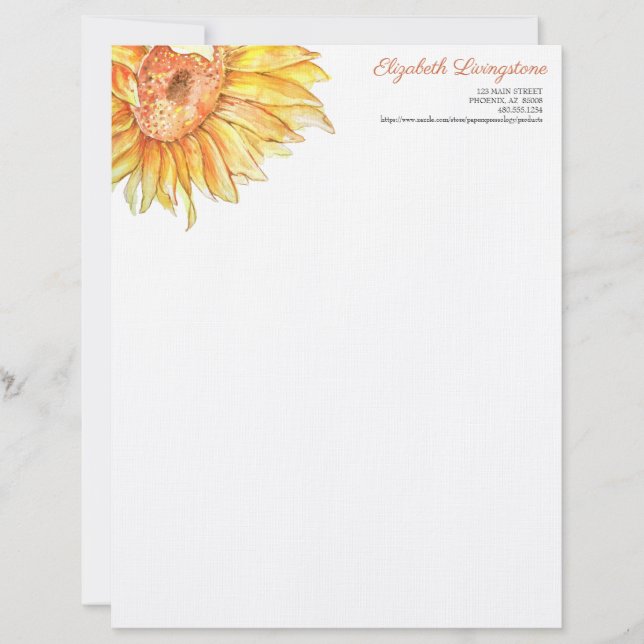 Papel de Carta Personalizado (Frente)