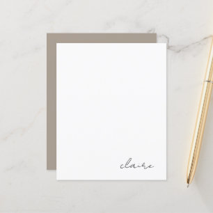 Papel de Carta Personalizado com Nome
