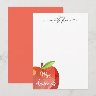 Papel de Carta Personalizado da Apple Cartões de
