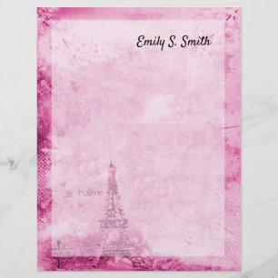 Papel de carta personalizado tema dos namorados de