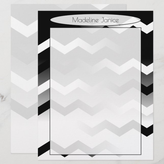 Papel de Carta Preto e Branco para Impressoras (Frente/Verso)