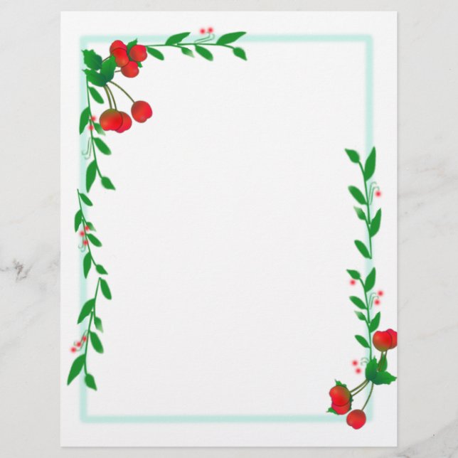 Papel de Cartaz de Cherry Stems (Frente)