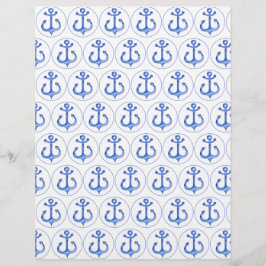 Papel de cárter para ancoragem azul Marinho náutic