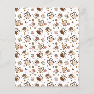 Papel De Coruja Sorrindo De Olhos Grandes