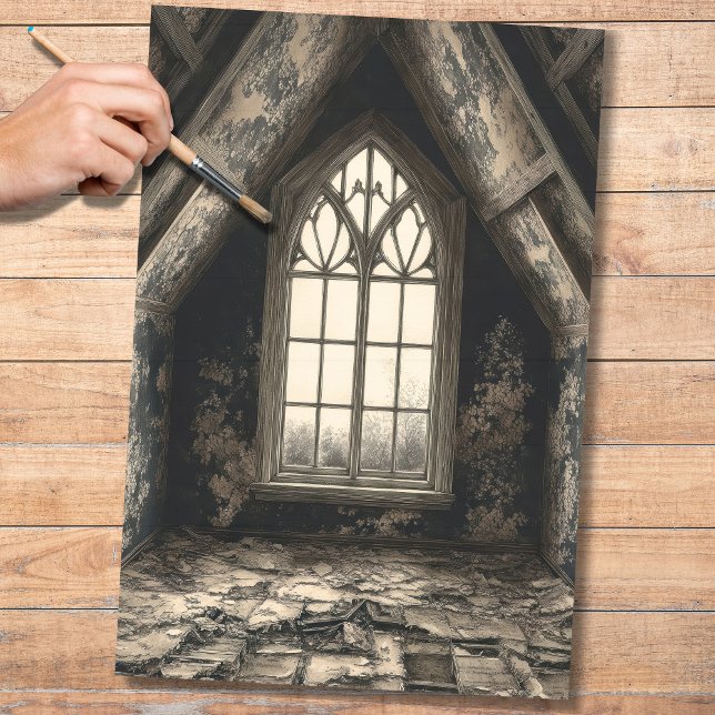 Papel de Decoupage da Janela Ática 1 (Criador carregado)