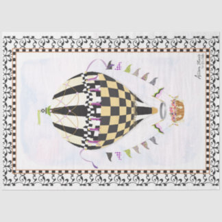 Papel de Decoupage de Balões de Ar Quente