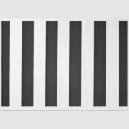 Papel de Decoupage de Listras Pretas e Brancas