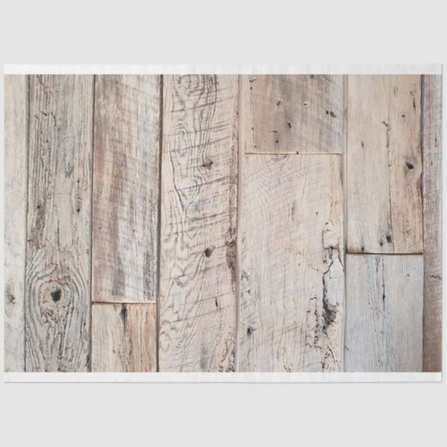 Papel de Decoupage de Madeira Rústica (Frente )