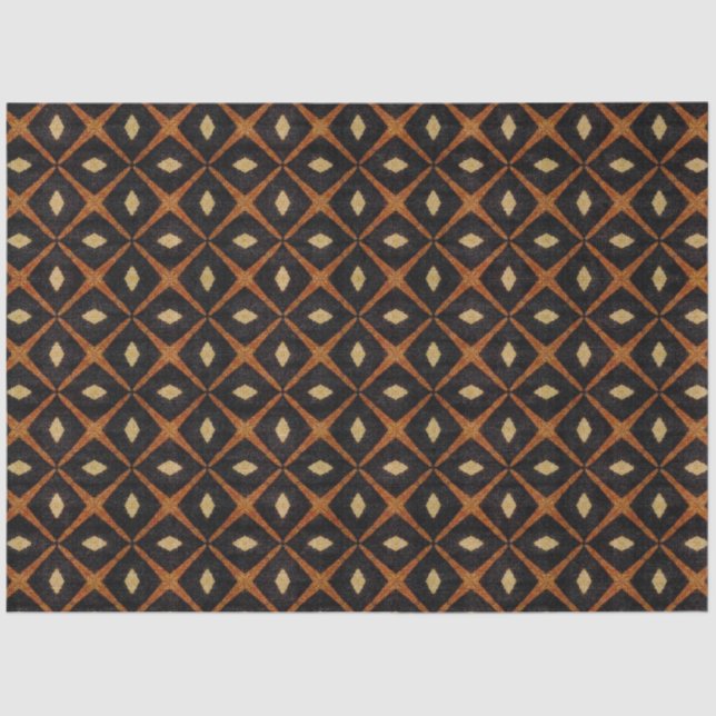 Papel de Decoupage de Têxteis Africano (Frente )