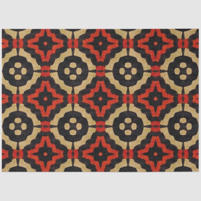 Papel de Decoupage de Têxteis Africano (Frente )