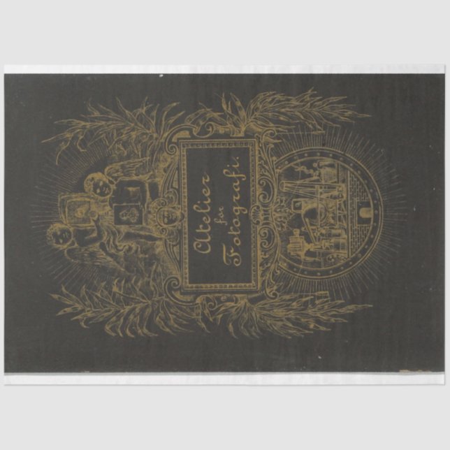 Papel de Decoupage do Mobiliário do Cobrir do Diár (Frente )