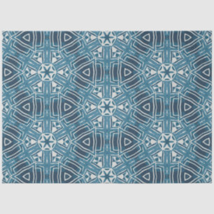 Papel de Decoupage do Mobiliário Indigo Africano