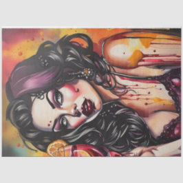 Papel de Decoupage Sangria Cuties Cocktail