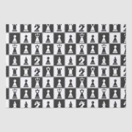 Papel de Design de Padrão de Peças do Xadrez